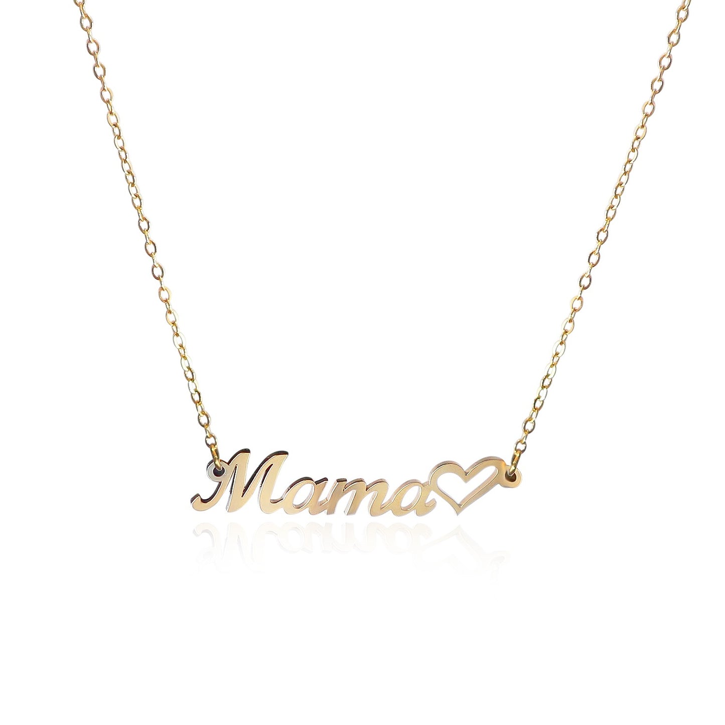 I Love You Mom - You're My Superhero - Name Necklace