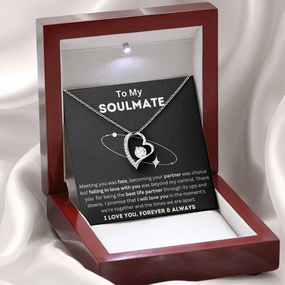 To My Soulmate - Life Partner - Forever Love Necklace