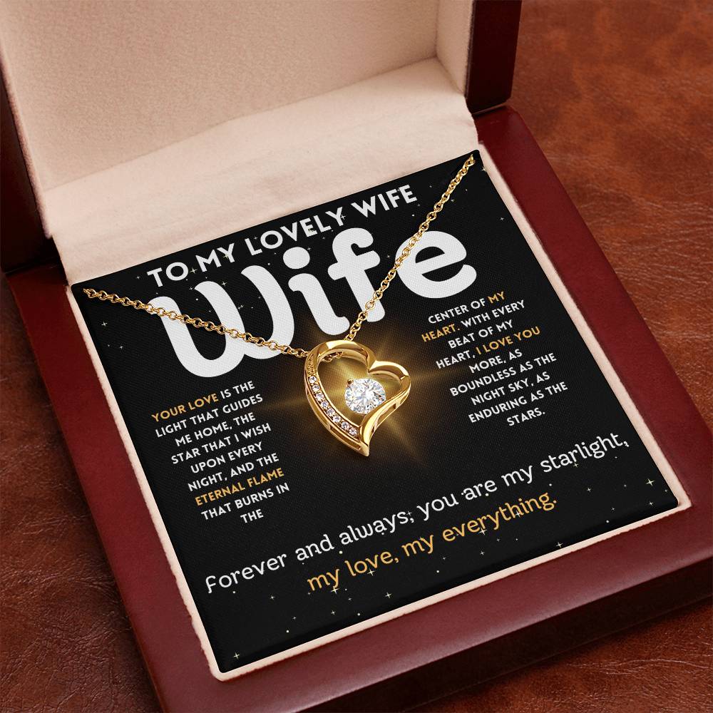 Lovely Wife - Eternal Flame - Forever Love Necklace