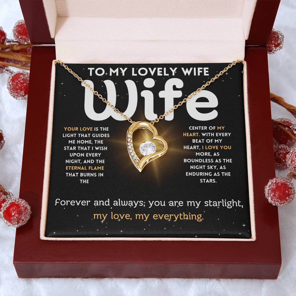 Lovely Wife - Eternal Flame - Forever Love Necklace