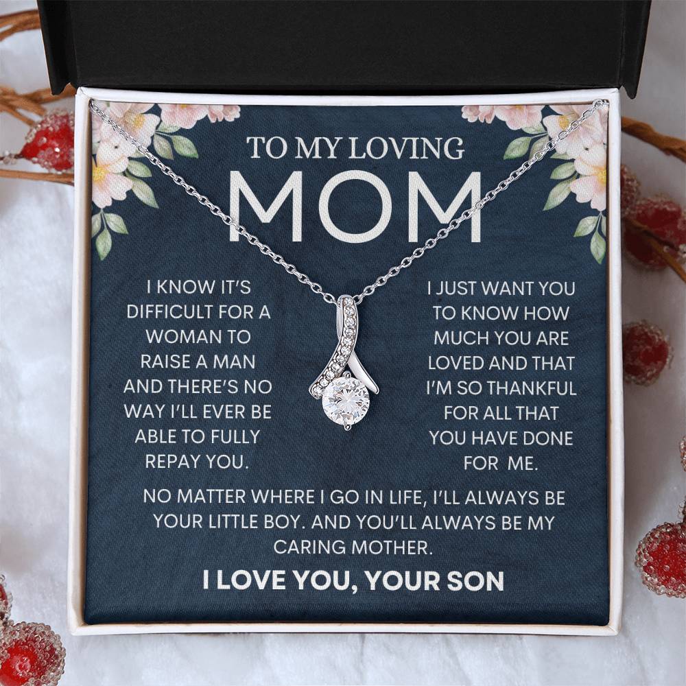 Lovely Mom - Forever Loved-Alluring Beauty Necklace