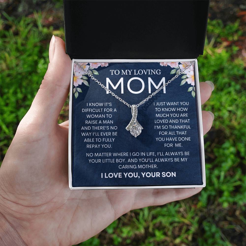 Lovely Mom - Forever Loved-Alluring Beauty Necklace