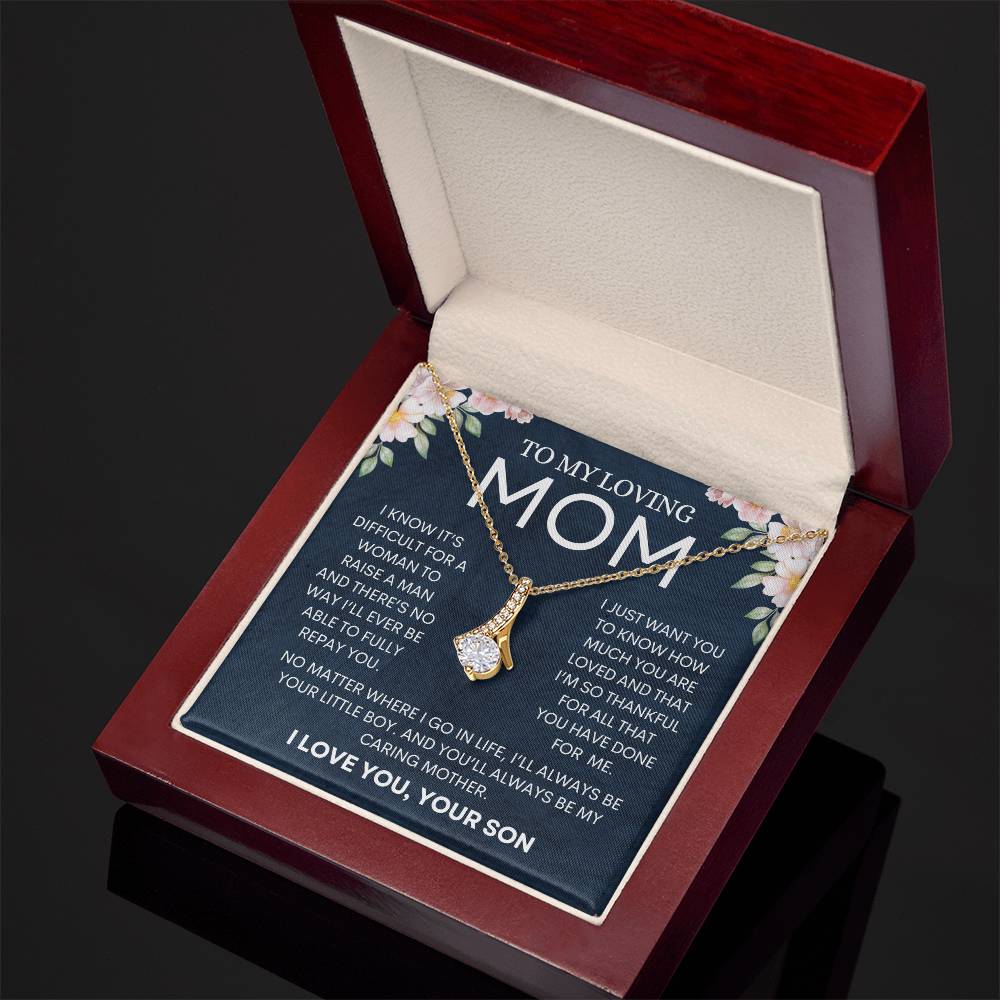 Lovely Mom - Forever Loved-Alluring Beauty Necklace