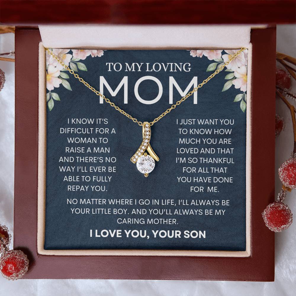Lovely Mom - Forever Loved-Alluring Beauty Necklace
