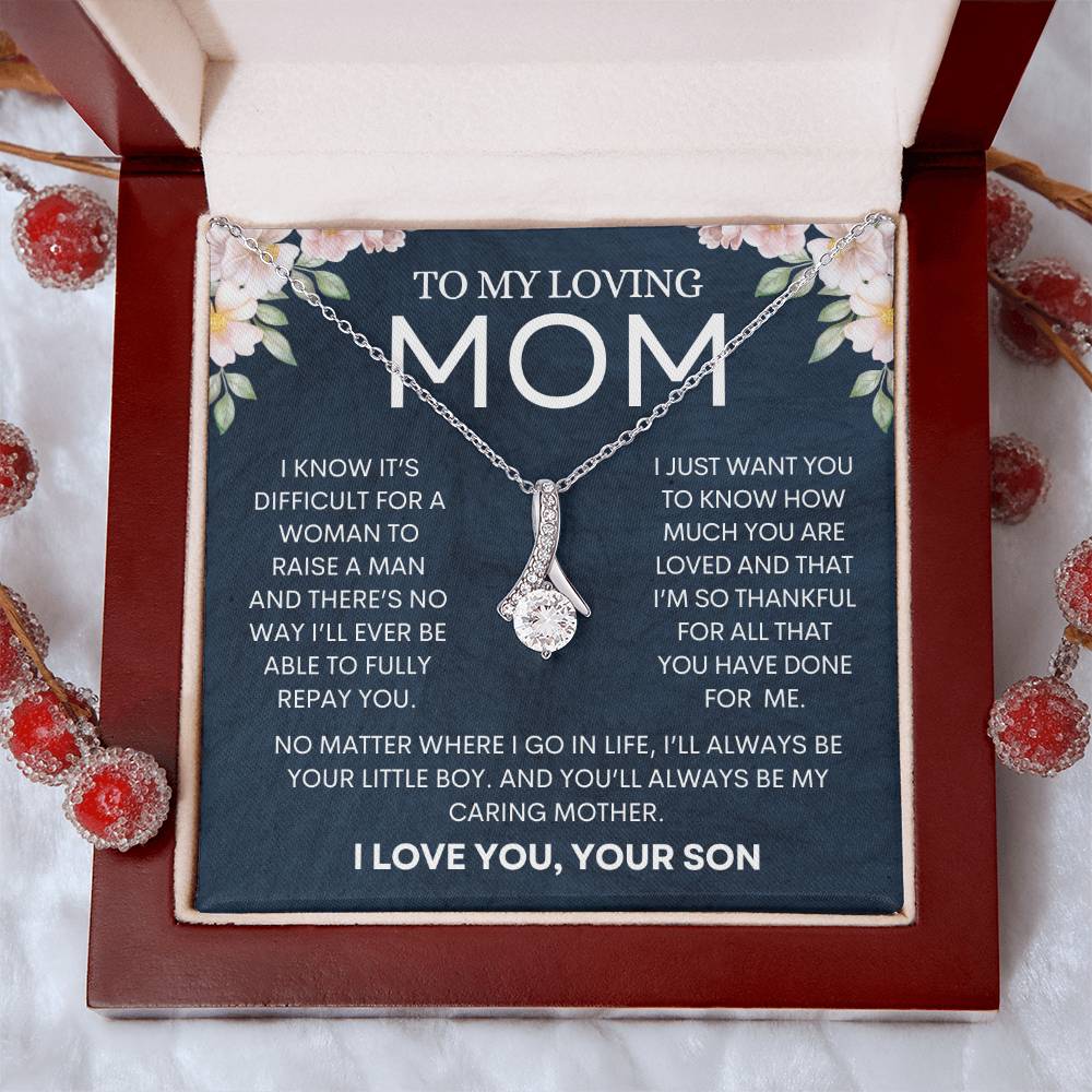 Lovely Mom - Forever Loved-Alluring Beauty Necklace