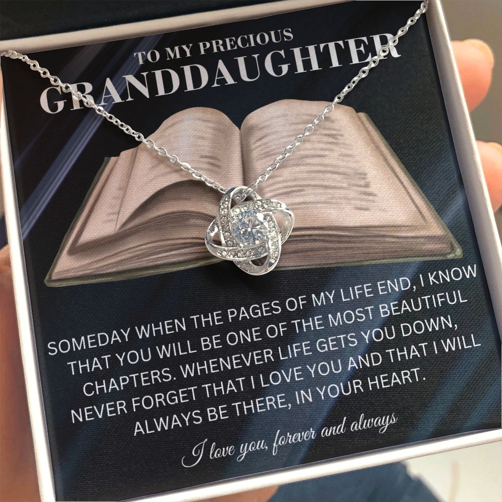 To My Precious Granddaughter - Pages - Love Knot