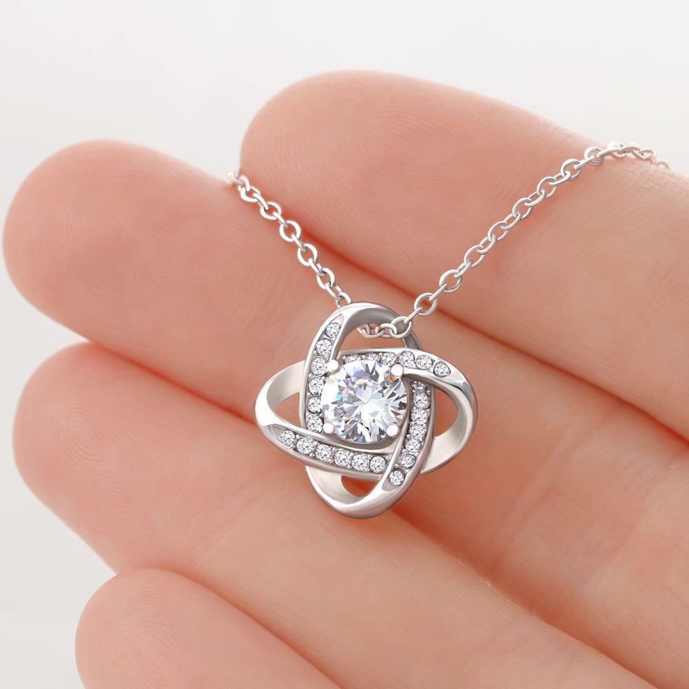 To My Soulmate - Magic Genie - Love Knot Necklace