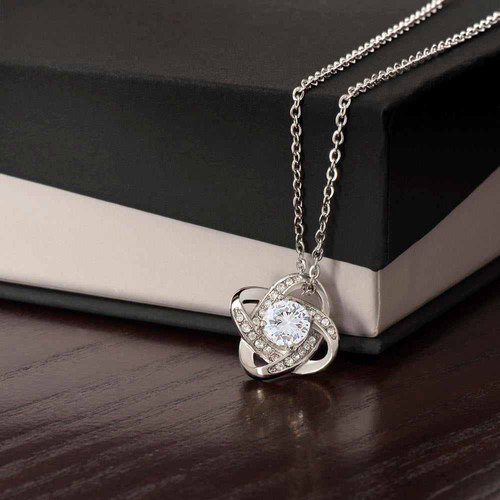 To My Soulmate - Magic Genie - Love Knot Necklace
