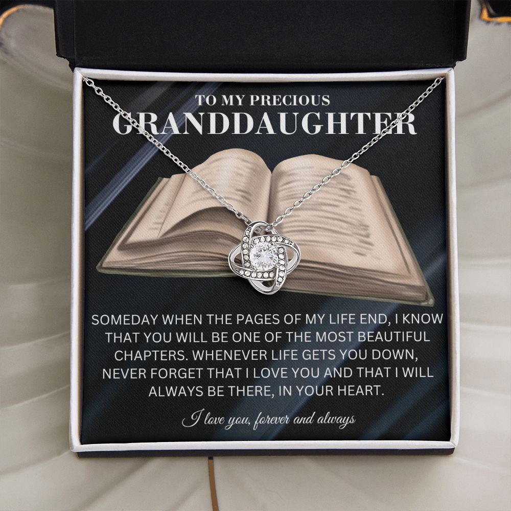 To My Precious Granddaughter - Pages - Love Knot