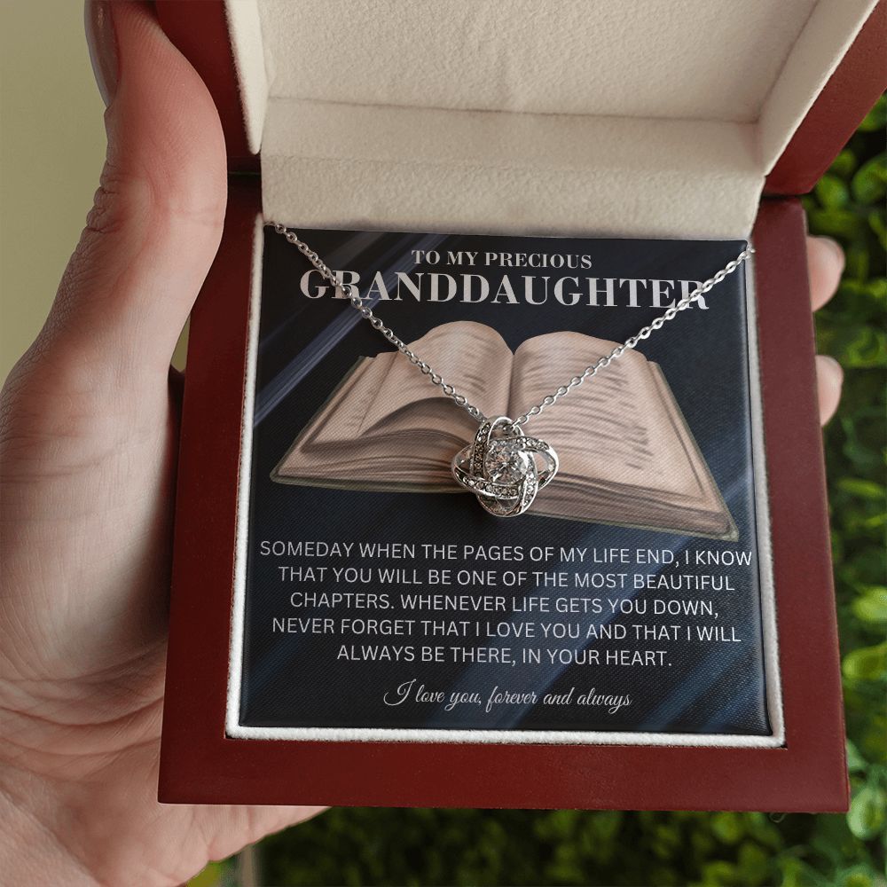 To My Precious Granddaughter - Pages - Love Knot