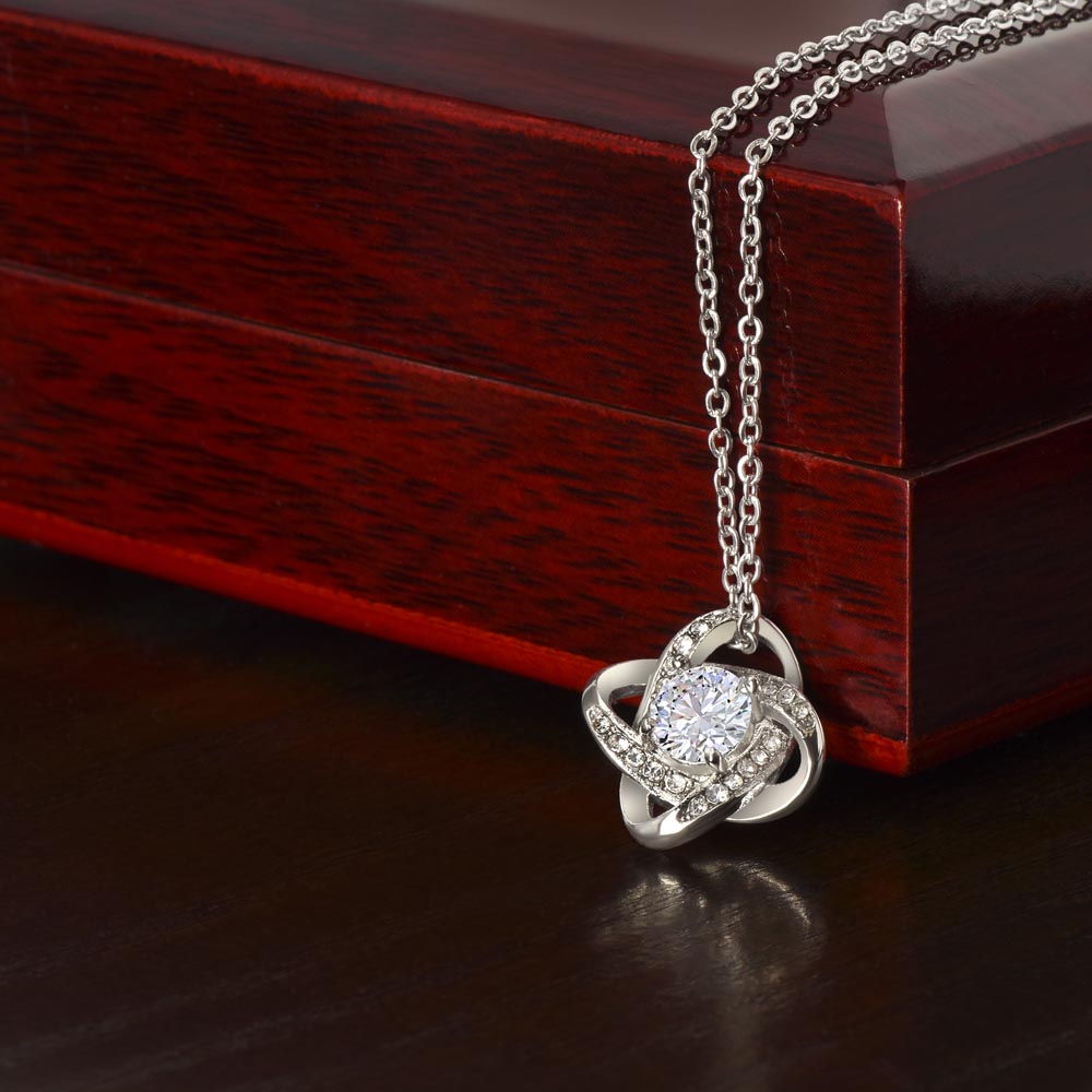 To My Loving Mom - Cherish Our Bond - Love Knot Necklace