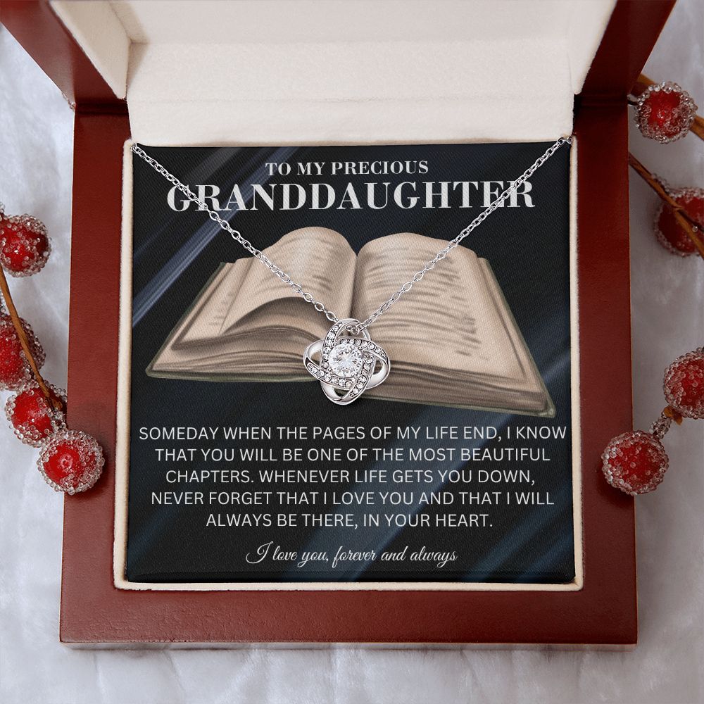 To My Precious Granddaughter - Pages - Love Knot