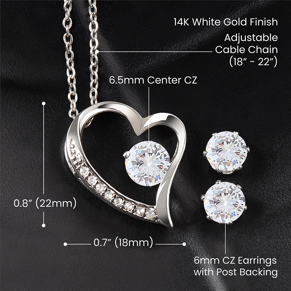To My Dearest Wife - Most Beautiful Chapter - Forever Love Necklace Set