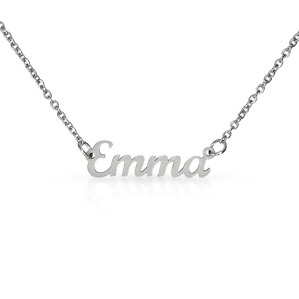 Personalized Name Necklace - Stainless Steel or Gold Finish