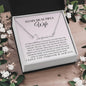 To My Beautiful Wife - Missing Piece - Signature Name Necklace