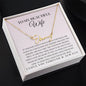 To My Beautiful Wife - Missing Piece - Signature Name Necklace