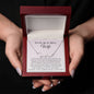 To My Beautiful Wife - Missing Piece - Signature Name Necklace