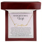 To My Beautiful Wife - Missing Piece - Signature Name Necklace