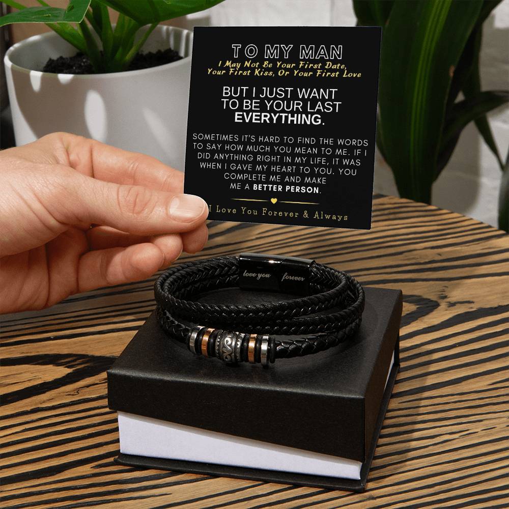 To My Man  - Last Everything - Men's Bracelet