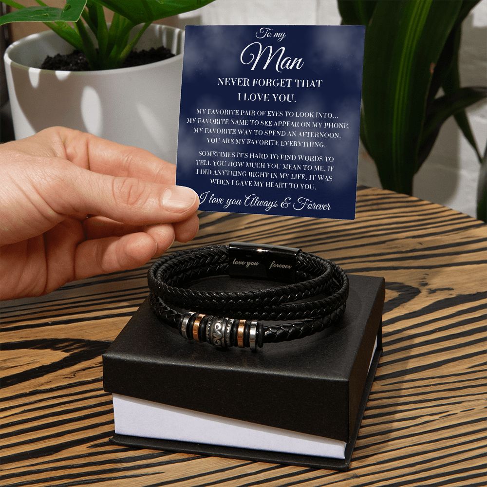 To My Man - My Favorite - Men's Bracelet