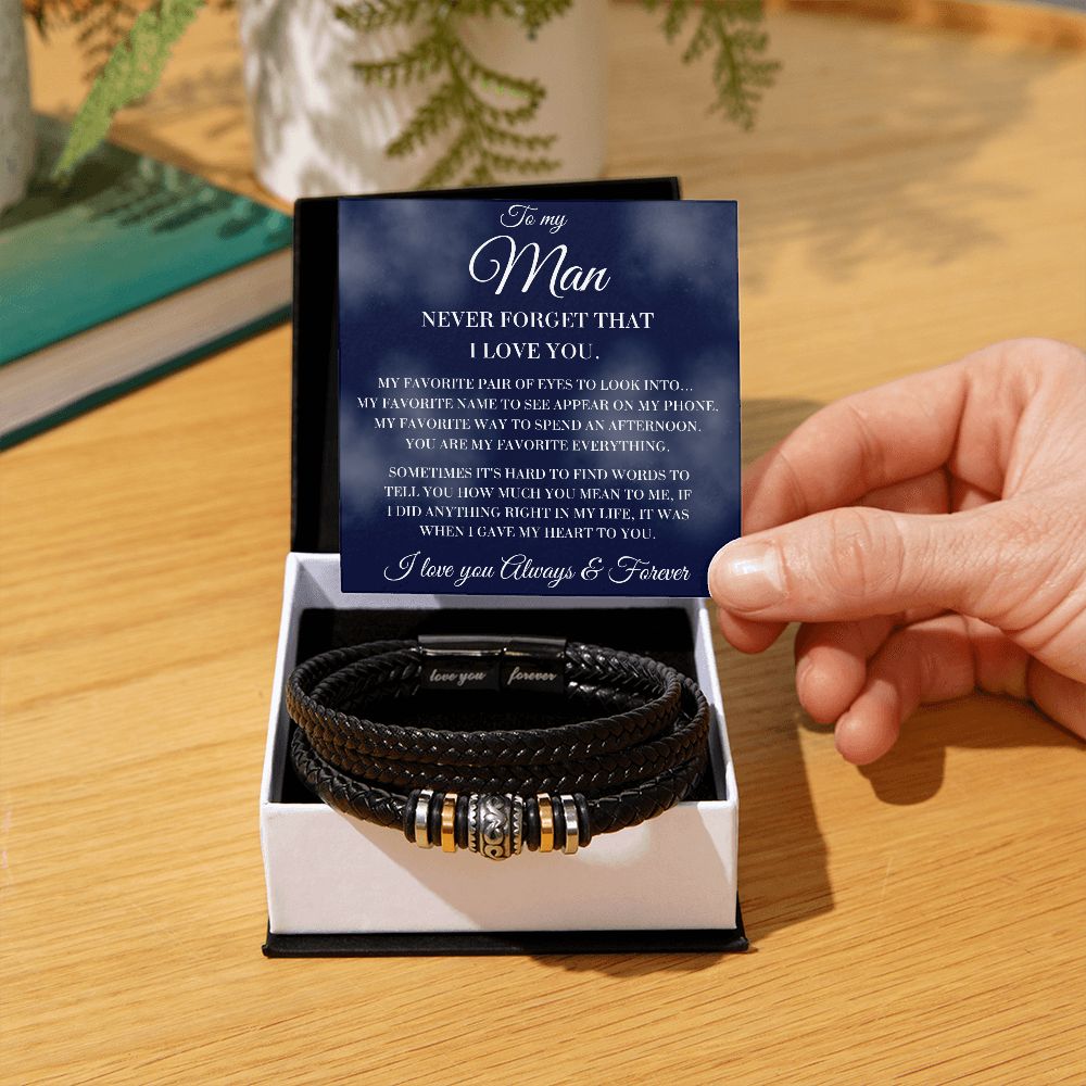 To My Man - My Favorite - Men's Bracelet