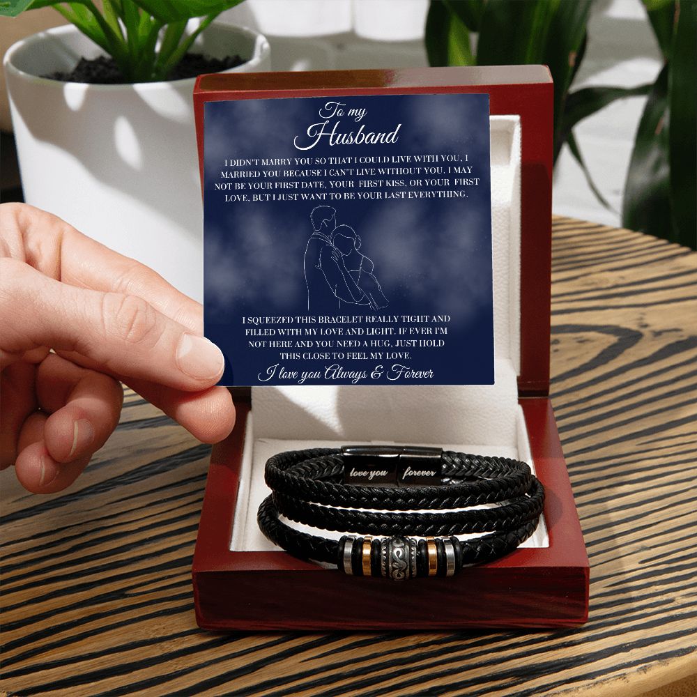 To My Husband - Last Everything - Men's Bracelet