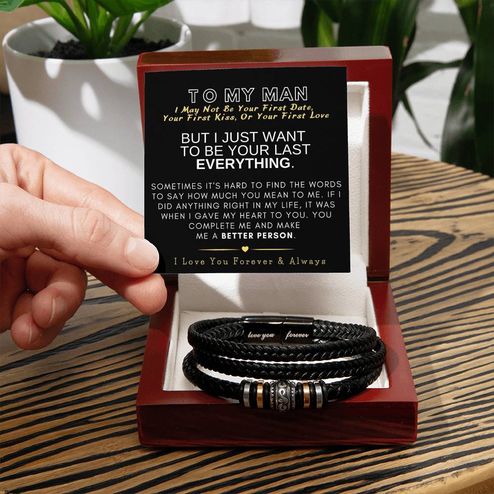To My Man  - Last Everything - Men's Bracelet
