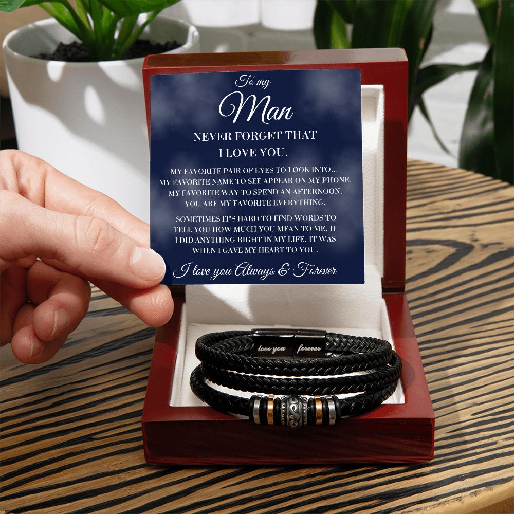 To My Man - My Favorite - Men's Bracelet