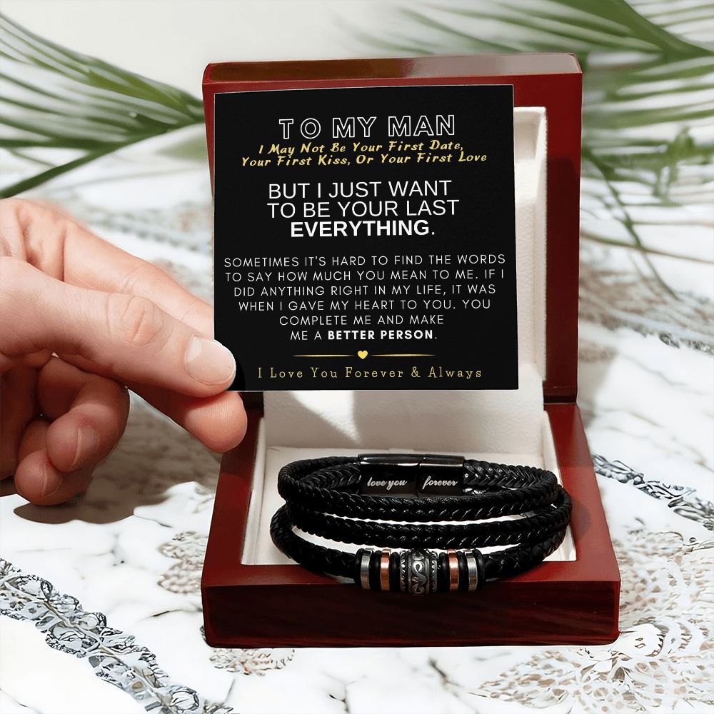 To My Man  - Last Everything - Men's Bracelet