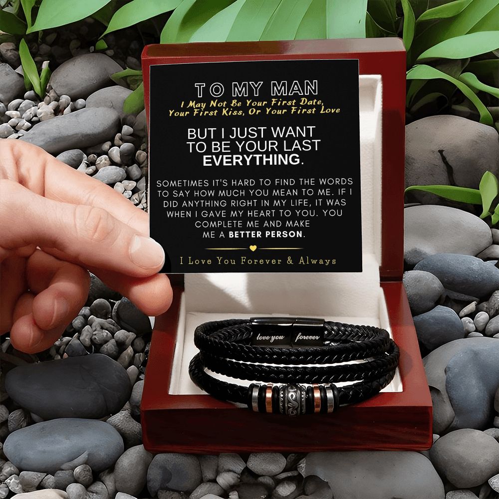 To My Man  - Last Everything - Men's Bracelet