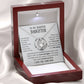 To My Beautiful Daughter - Love and Light - Forever Love Necklace
