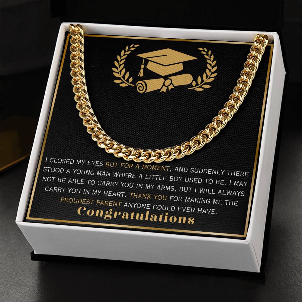 Suddenly - Graduation - Cuban Chain Necklace