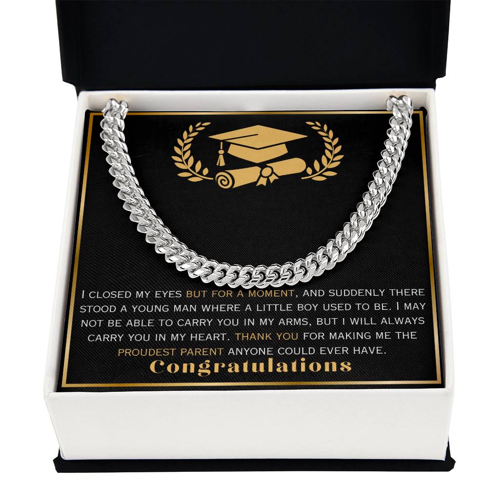 Suddenly - Graduation - Cuban Chain Necklace