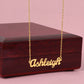 Personalized Name Necklace - Stainless Steel or Gold Finish