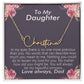 To My Daughter - You Will Always Be My Princess - Signature Name Necklace