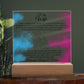 To My Wife - Hold This Close - Square Acrylic Plaque with Lights