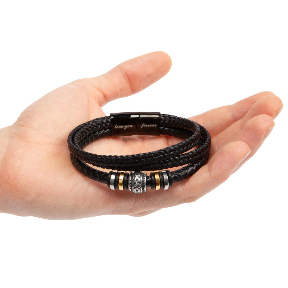 To My Dear Son - First Breath  - Men's Bracelet