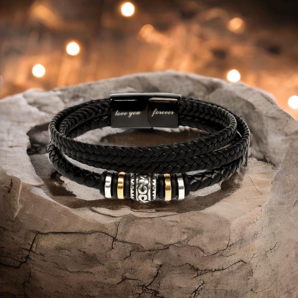 To My Amazing Son - Achieve Your Dreams - Men's Bracelet