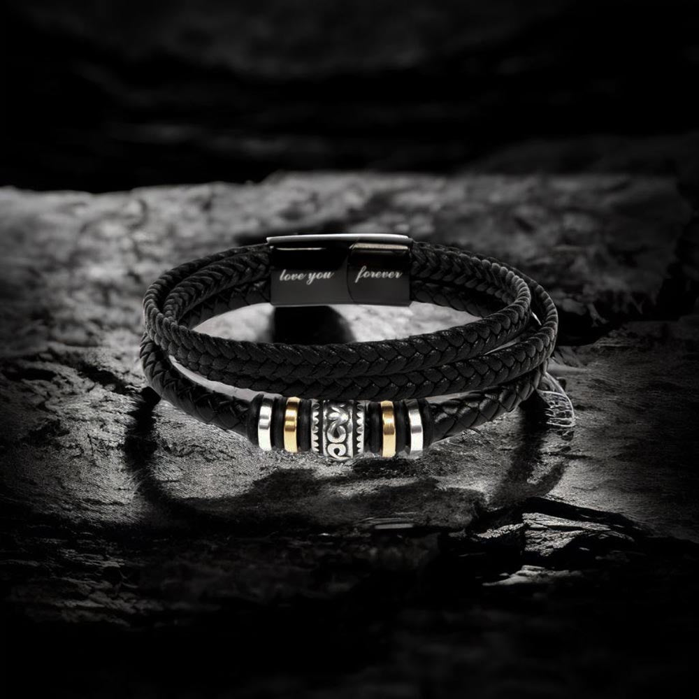 To My Amazing Son - Achieve Your Dreams - Men's Bracelet