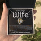 To My Lovely Wife - Our Love is a Journey - Forever Love Necklace